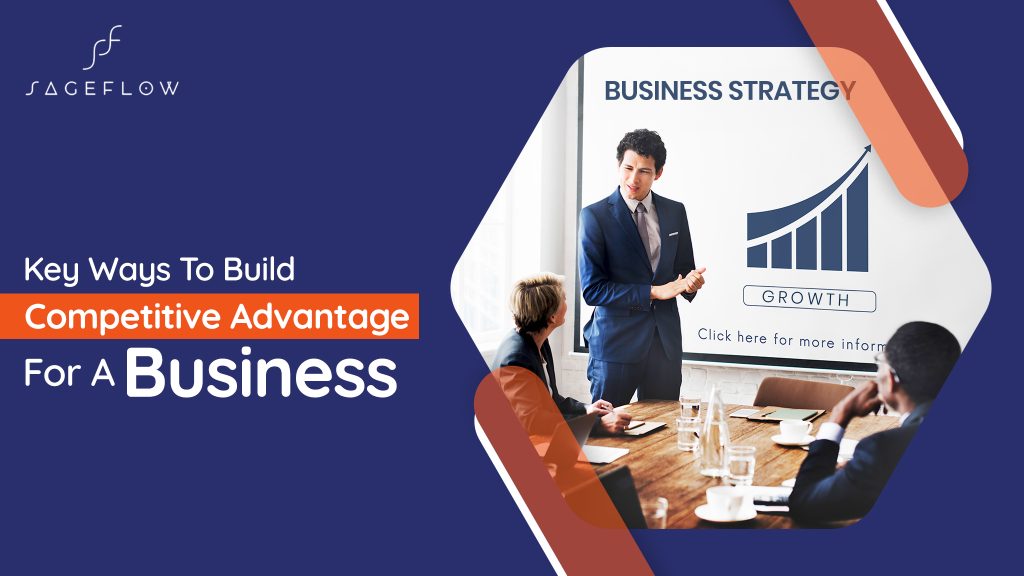 Man Describing Competitive Advantage For A Business To Employees