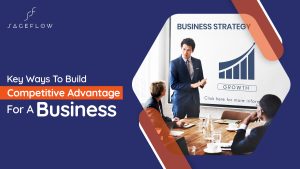 Man Describing Competitive Advantage For A Business To Employees