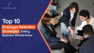 CEO discussing about Employee Retention Strategies with management